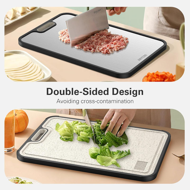 Titan Schneidebrett, reines Schneidebrett Titan, Titanium Cutting Board grosse Grösse, Schneidebrett