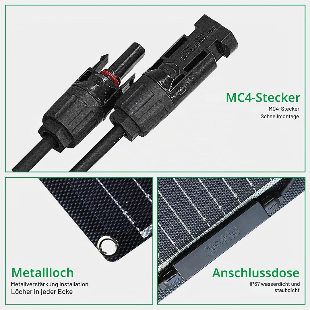 100W flexible solar panel Monocrystalline solar cell Lightweight Easy to install suitable for ships,