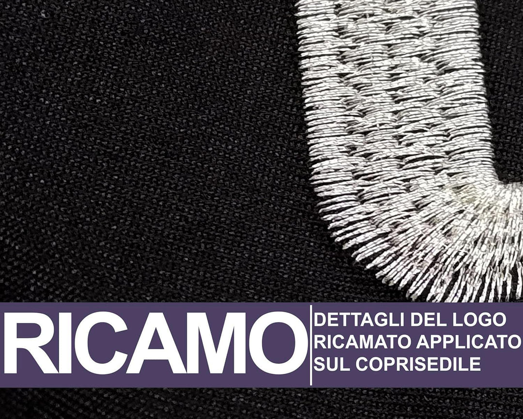 Lupex Shop 108 _ N. Bs Sitzbezüge Auto, Schwarz/Dunkelblau