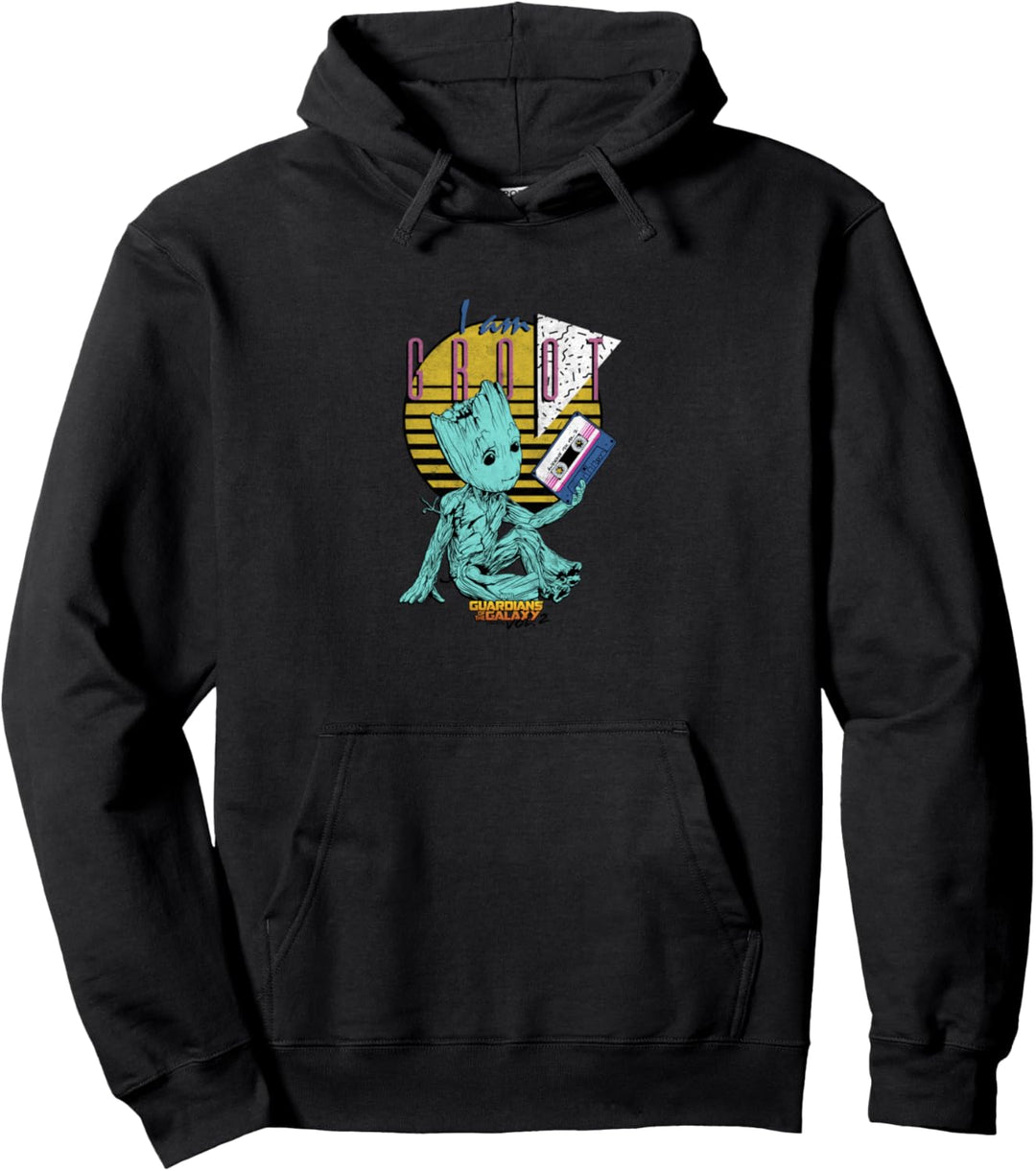 Marvel Guardians Vol. 2 Baby Groot Retro 90's Tape Pullover Hoodie