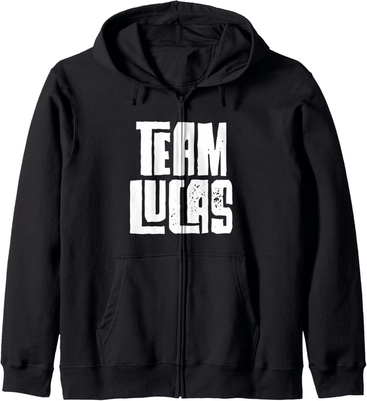 Team Lucas Dad Mum Son Husband Grandson Sports Gruppenname Kapuzenjacke