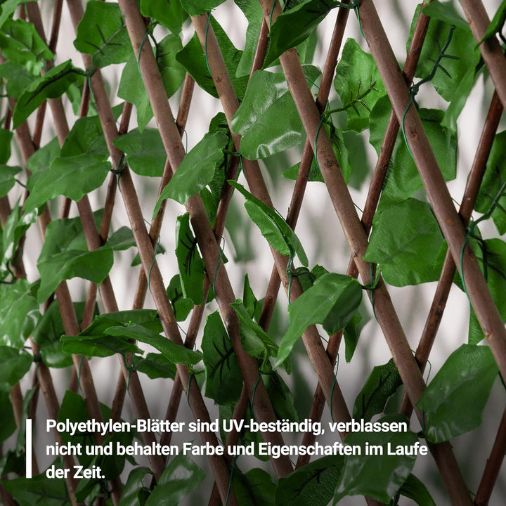 Künstliche Hecke 100 x 200 cm. Künstliche Pflanzenwand Sichtschutz Wandbegrünung Balkon Gartenzaun,