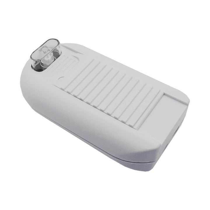 Fussdimmer 40-500W Weiss Universal-Dimmer mit einem Stromkreis für Glühlampen und Halogen mit Schieb