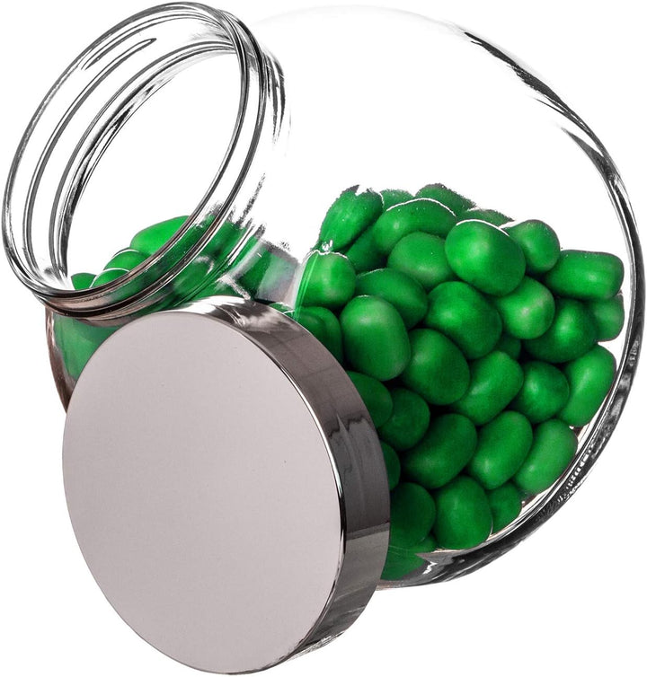 BigDean 4er Set 2 Liter Bonbonglas mit Schraubdeckel - Candy-Glas gross - Für Süssigkeiten, Kekse, M