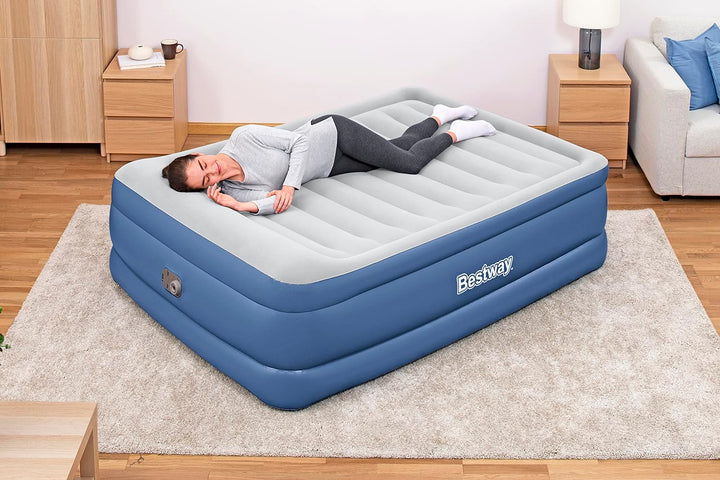 Bestway TriTech Luftbett Montana mit integrierter Elektropumpe Double XL/Hi 203 x 152 x 61 cm