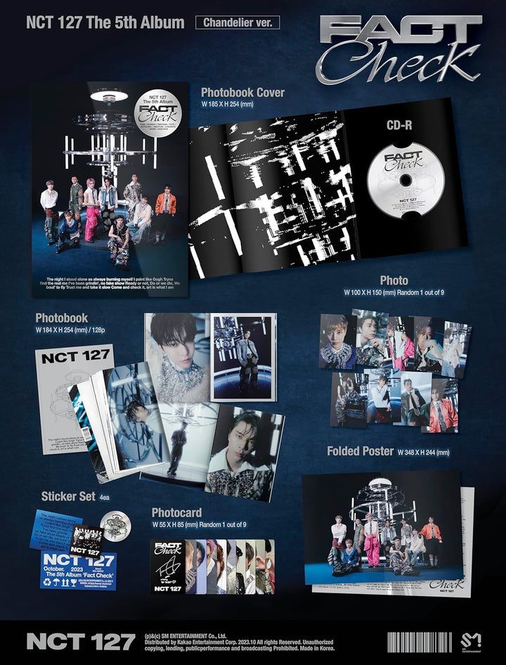 NCT 127 Fact Check 5th Album Contents+Tracking Sealed (Photobook Version)