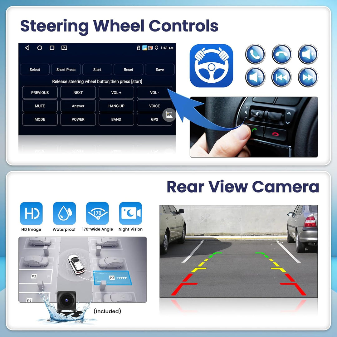 Roinvou Android15 4+64G Autoradio für VW Golf 5 6 Passat Polo Tiguan Touran Caddy Skoda Wireless Car
