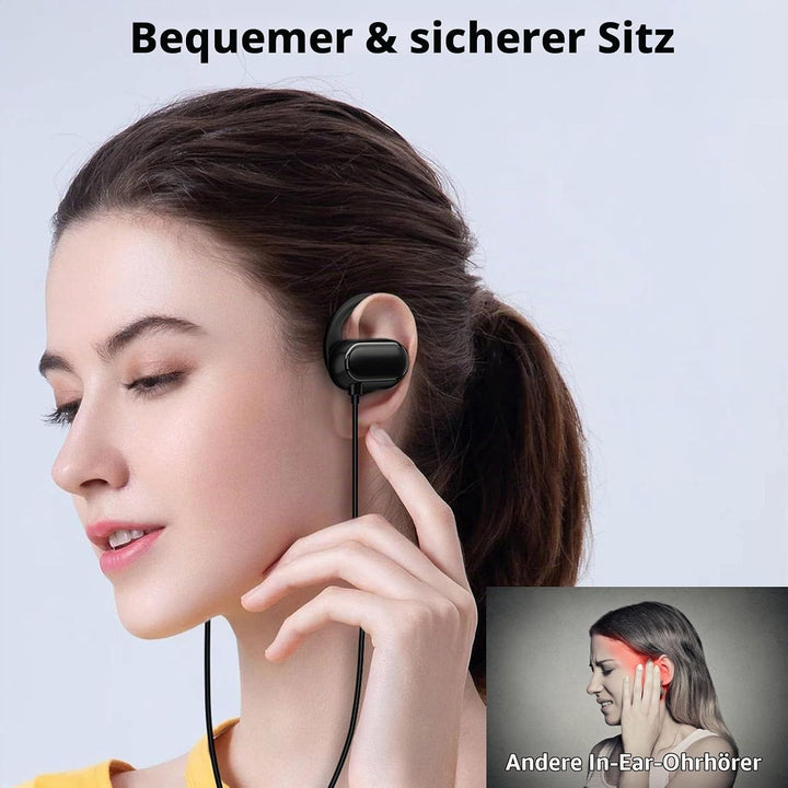 USB C Kopfhörer für iPhone 16e 17 Pro Max Pixel 9 Pro 8a,Typ C Kopfhörer Open Ear Ohrhörer und Mikro