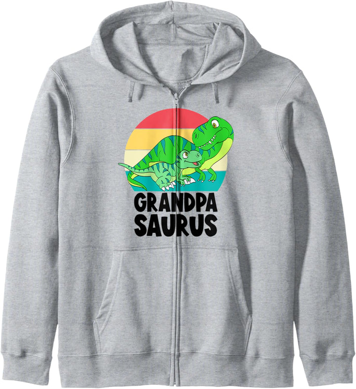 Grandpa Saurus T-Rex GrandpaSaurus Dinosaur Family Matching Kapuzenjacke