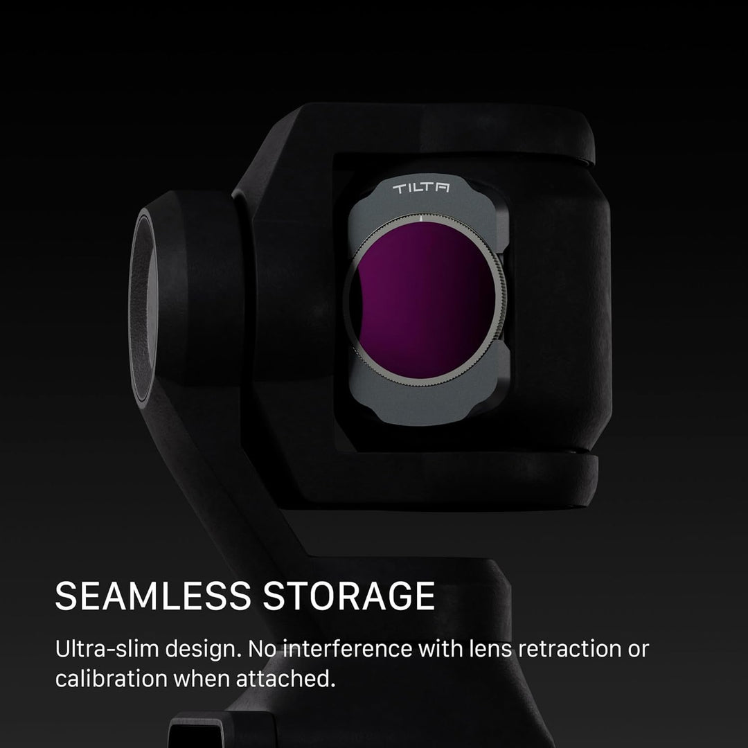 Tilta Pocket 3 ND128 Filter, Magnetischer ND2.1 Filter Kompatibel mit DJI Osmo Pocket 3, Ultradünnes