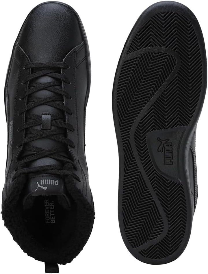 PUMA Herren Smash 3.0 Mid WTR Sneaker 45 EU Black Shadow Gray, 45 EU Black Shadow Gray