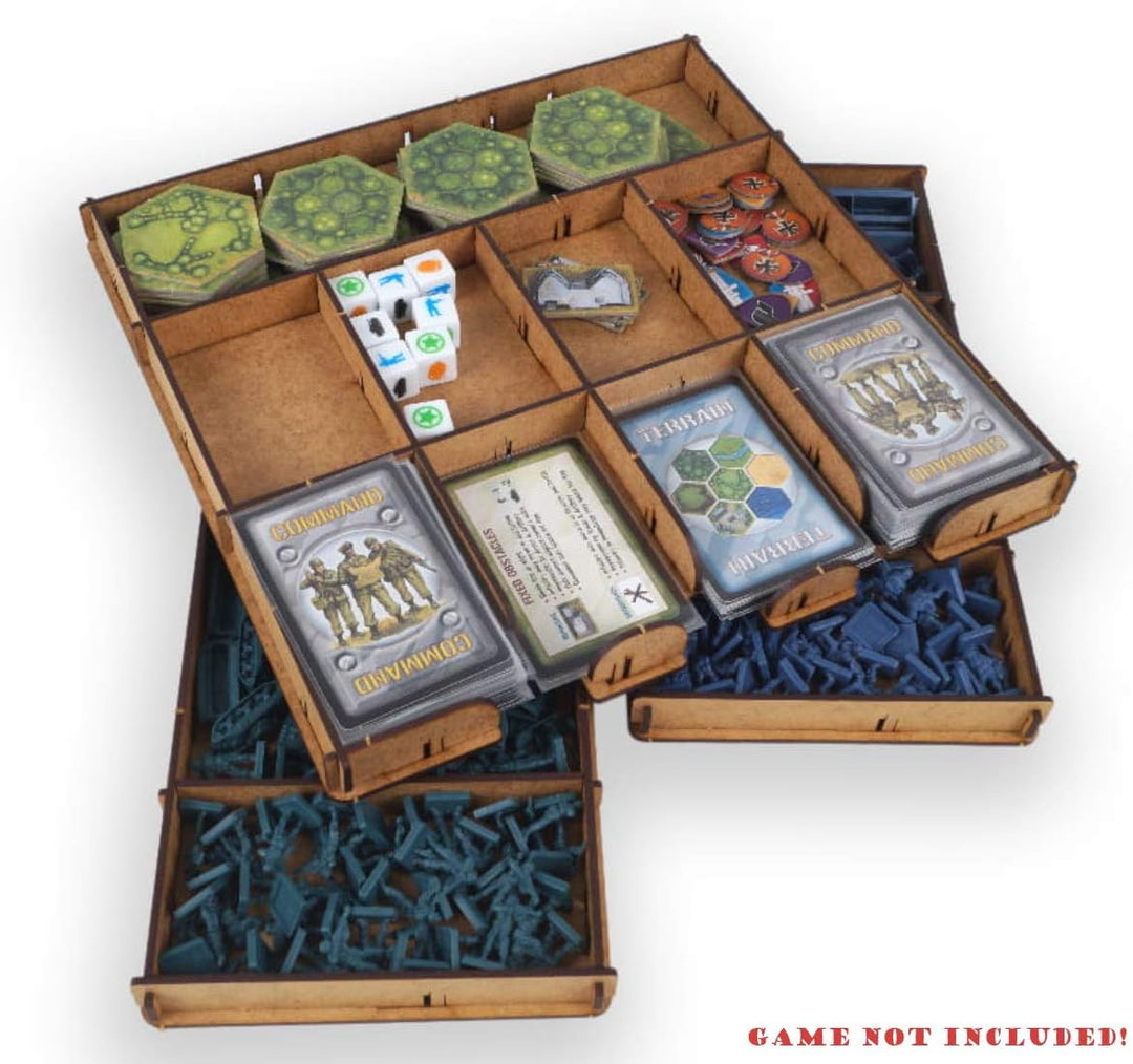 docsmagic.de Organizer Insert for Memoir 44 Box - Einsatz, Memoir 44