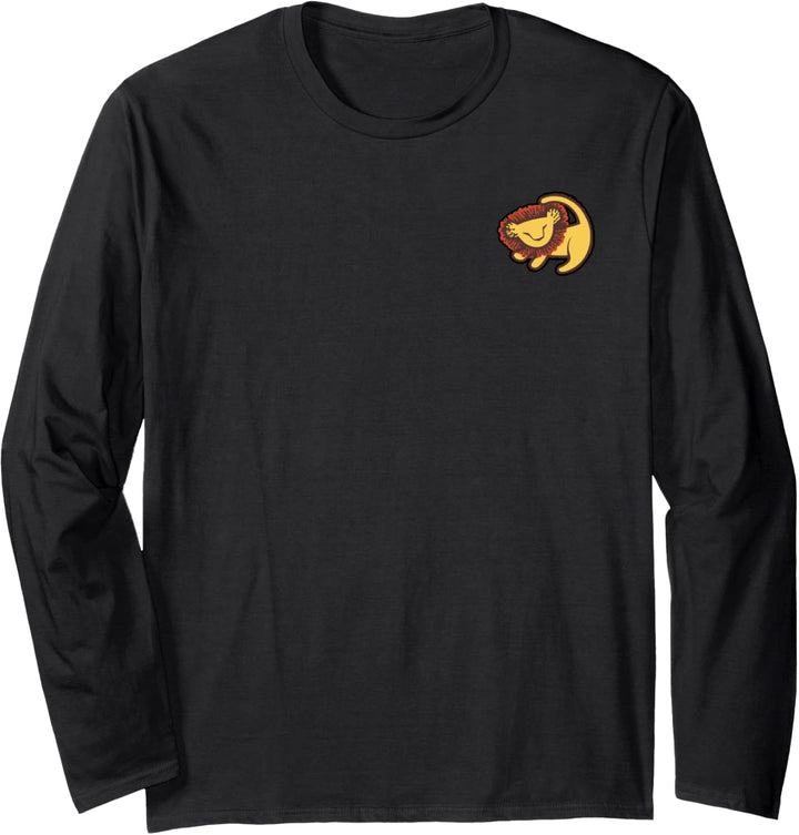 Disney Lion King Pocket Baby Simba Drawing Langarmshirt