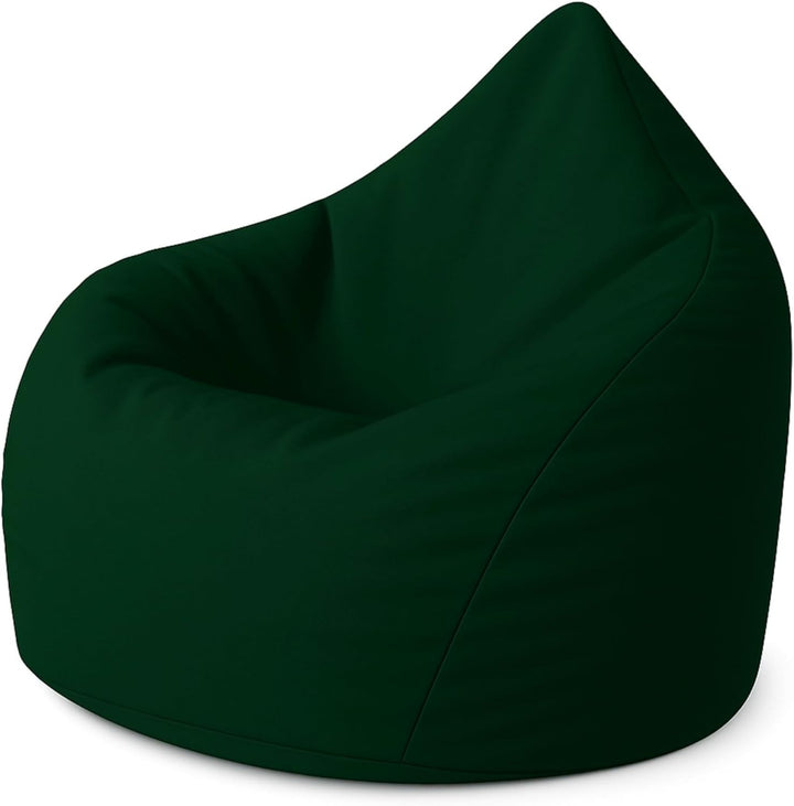PATCH HOME Patchhome Sitzsack Tropfenform mit Reissverschluss Nachfüllbar - für In &amp; Outdoor - mit S