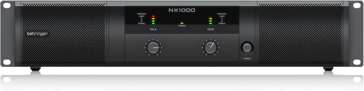 Behringer NX1000 Ultraleichter 1000-Watt-Class-D-Leistungsverstärker mit DSP-Steuerung und SmartSens