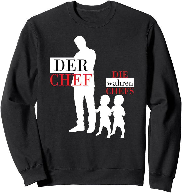 Zwillinge Vater Junge Jungs Jungen Zwillings-Pärchen Papa Sweatshirt