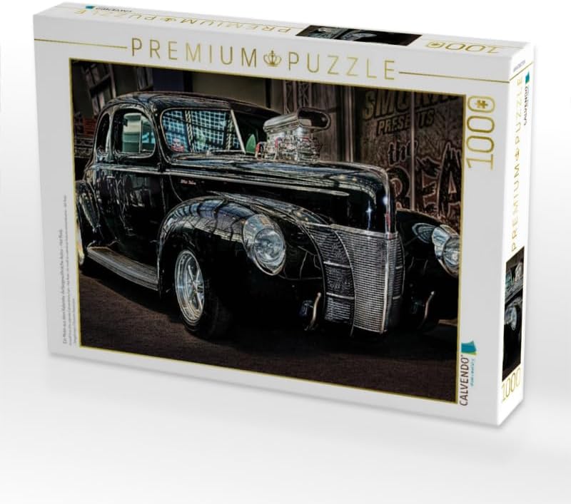 CALVENDO Puzzle Aussergewöhnliche Autos - Hot Rods 1000 Teile Lege-Grösse 64 x 48 cm Foto-Puzzle Bil