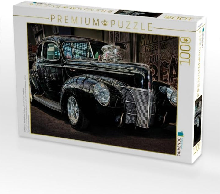 CALVENDO Puzzle Aussergewöhnliche Autos - Hot Rods 1000 Teile Lege-Grösse 64 x 48 cm Foto-Puzzle Bil