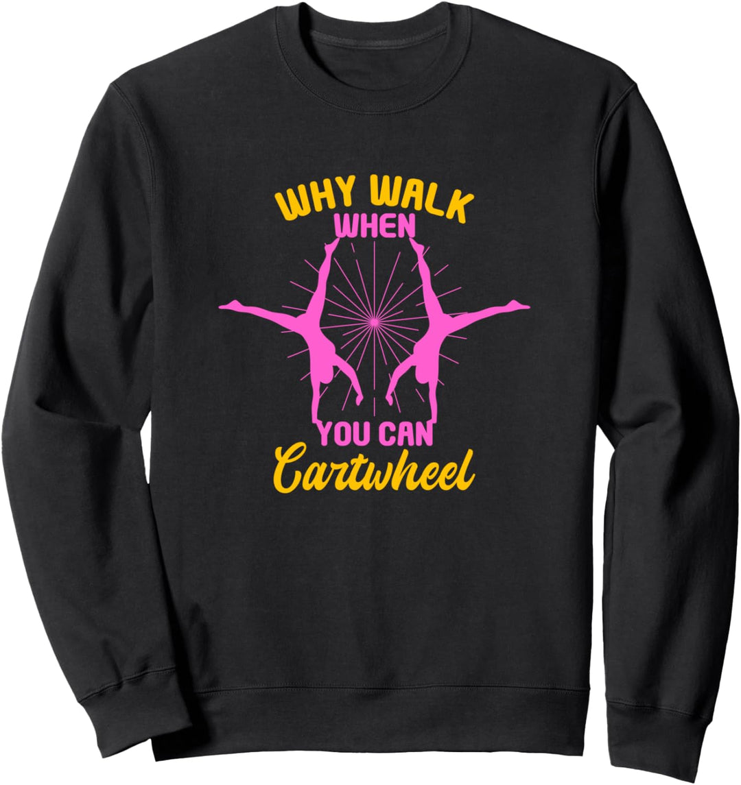 Cute Tumbling Girl Gymnastics Gymnast Lover Fan Sweatshirt