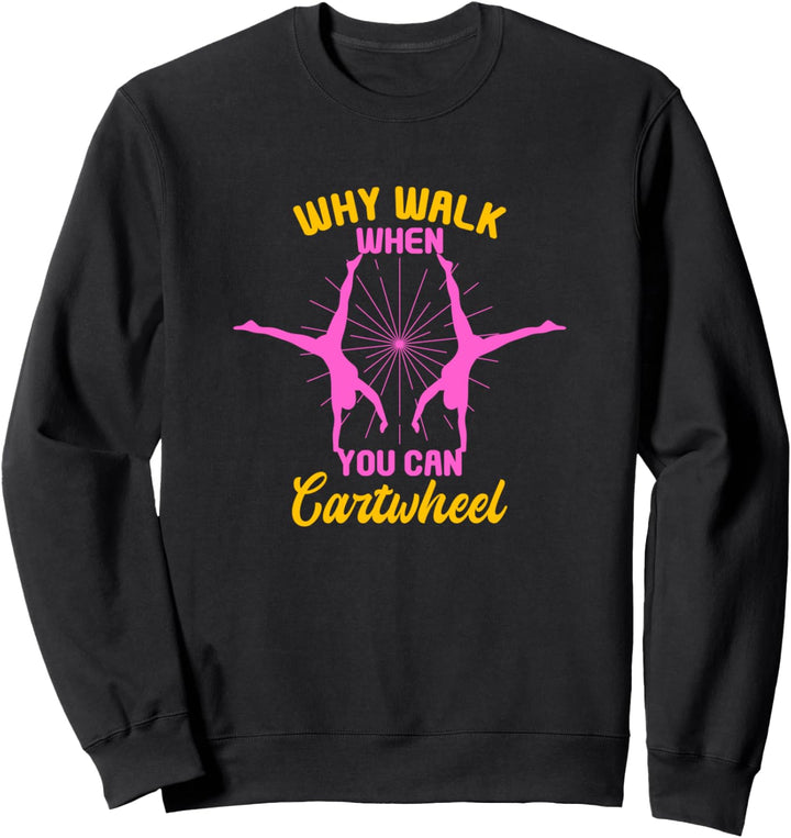 Cute Tumbling Girl Gymnastics Gymnast Lover Fan Sweatshirt