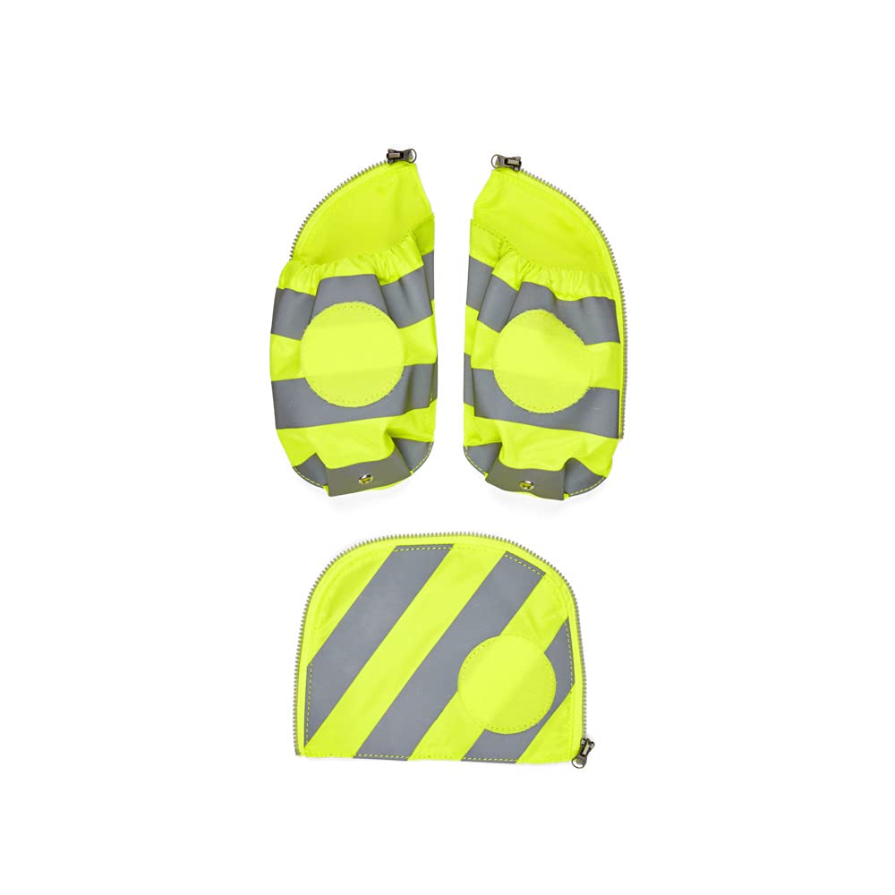 ergobag Zubehör Zip-Set Sicherheitsset 3tlg. mit Reflektorstreifen Gelb Einheitsgrösse