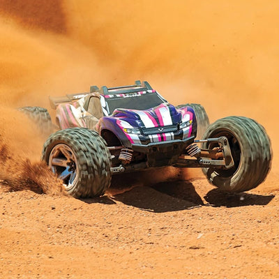 TRAXXAS RUSTLER 4X4 VXL PINK RTR OHNE AKKU/LADER 1/10 4WD Stadium Truck BRUSHLESS