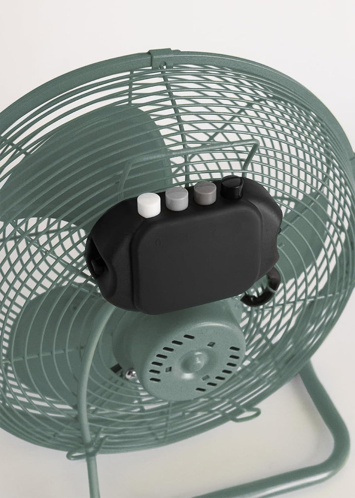 CREATE / AIR FLOOR RETRO/Industrieller Bodenventilator/Grün-Sage Ventilator, 16 Zoll, starker Luftst