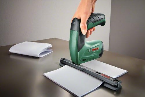 Bosch Home and Garden DIY Akku-Tacker PTK 3,6 LI mit Papierhefter und Broschürenhefter (Hefterset, 3