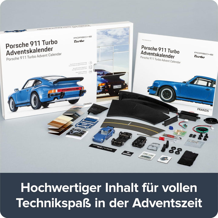 FRANZIS 67221 - Porsche 911 Turbo Adventskalender: Porsche 911 Turbo Advent Calendar