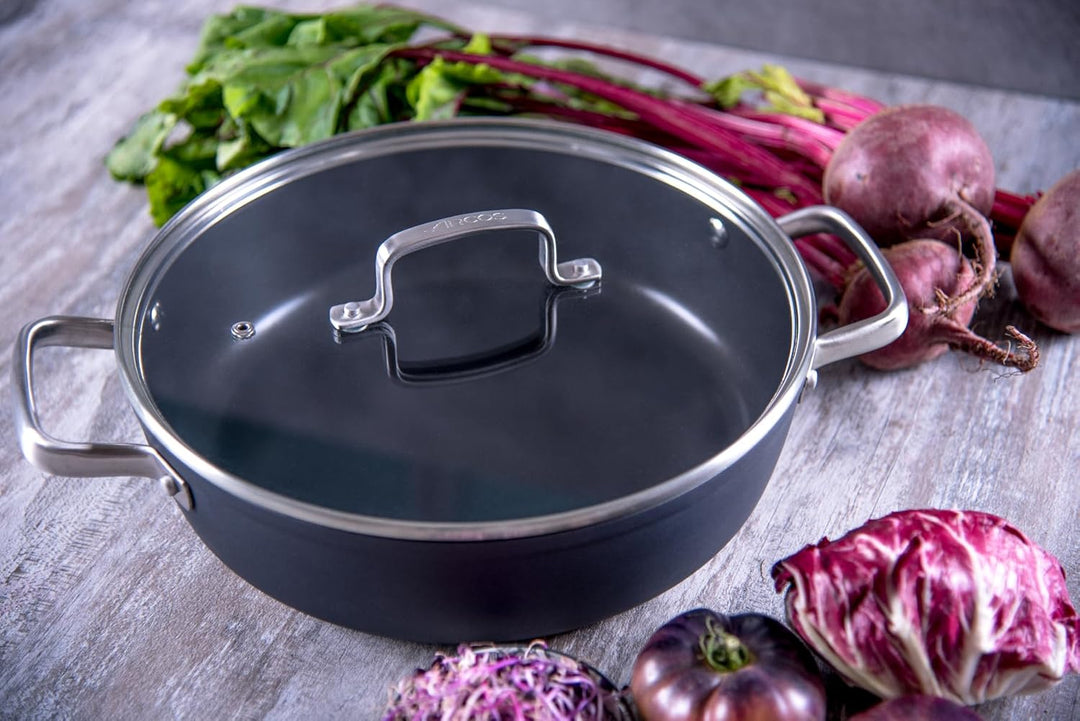 Arcos Serie Samoa | Antihaft-Kasserolle 28 cm und 4,3 L | Geschmiedetes Aluminium | Geeignet für jed