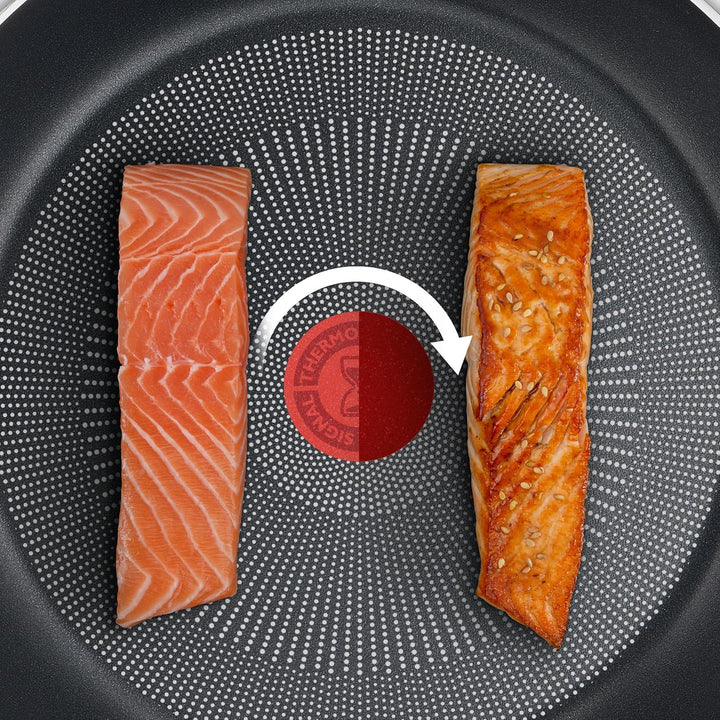 Tefal Titanium Force Pfanne 28 cm Töpfe und Pfannen, Antihaftbeschichtung, Thermo-Signal Temperaturi