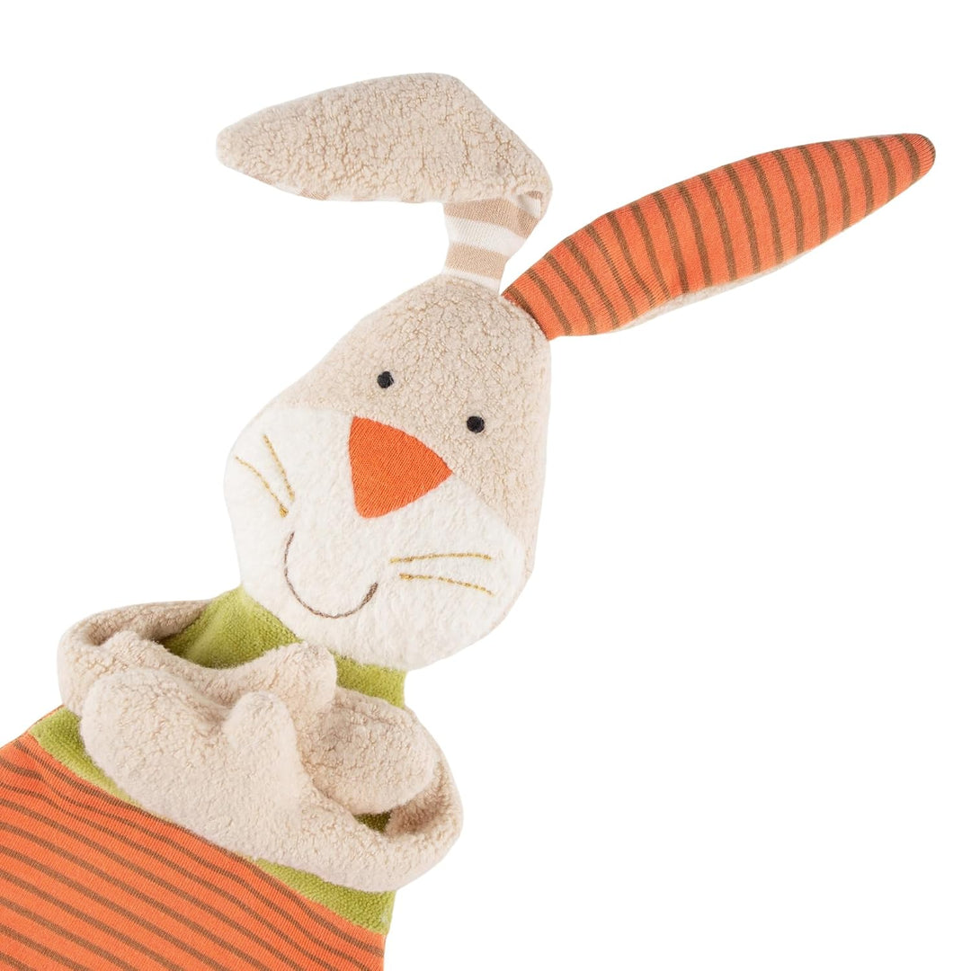 SIGIKID 48921 Schnuffeltuch Hase Green Mädchen und Jungen Babyspielzeug empfohlen ab Geburt mehrfarb