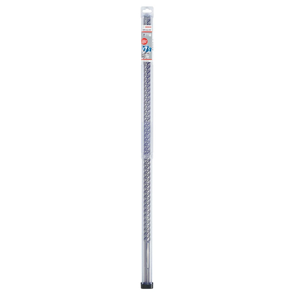 Bosch Hammerbohrer SDS max-8X (Masse 25x800x920 mm, Bohrer für Beton und Normalbeton) 2608578641, Ø