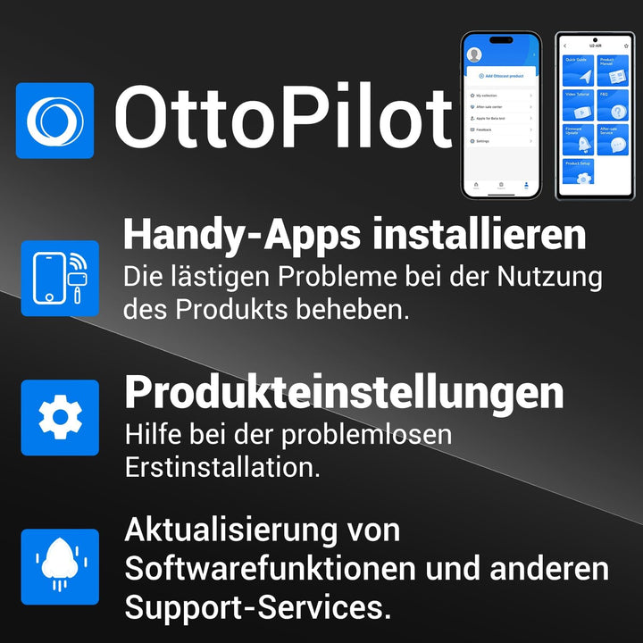 OTTOCAST CarPlay-Wireless-Adapter für iPhone, Kabellos Dongle WirelessCarPlay Automatische Verbindun