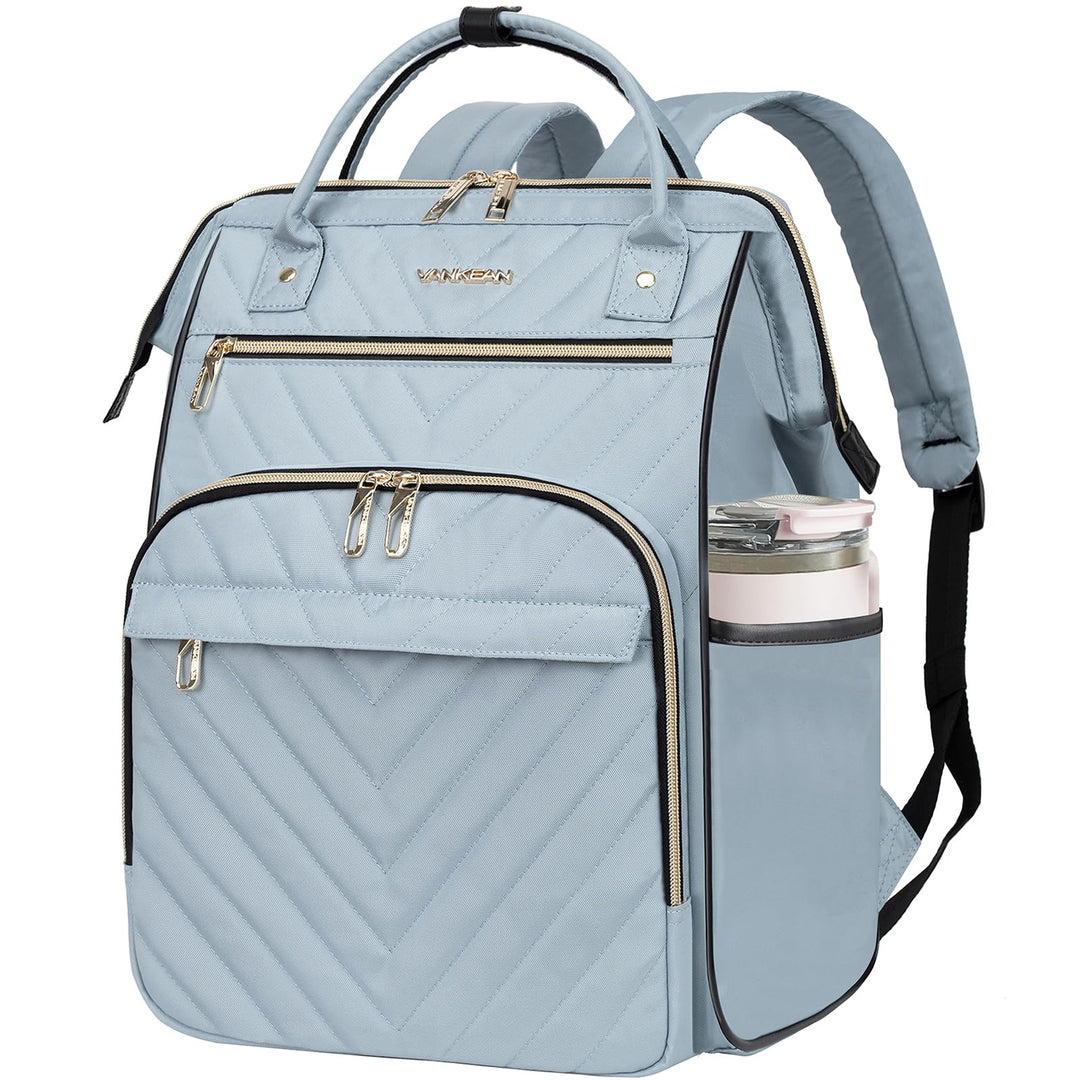 VANKEAN 17 Zoll Laptop-Rucksack für Damen und Herren, modische Computer-Arbeitstasche, grosse Kapazi