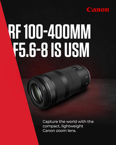 Canon Objektiv RF 100-400mm F5.6-8 is USM Supertele-Objektiv passend für Kameras der Canon EOS R Ser