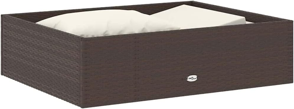 vidaXL Gartenmöbel 2-TLG. mit Auflagen Lounge Garten Sofa Fusshocker Hocker Sitzgruppe Gartenset Gar