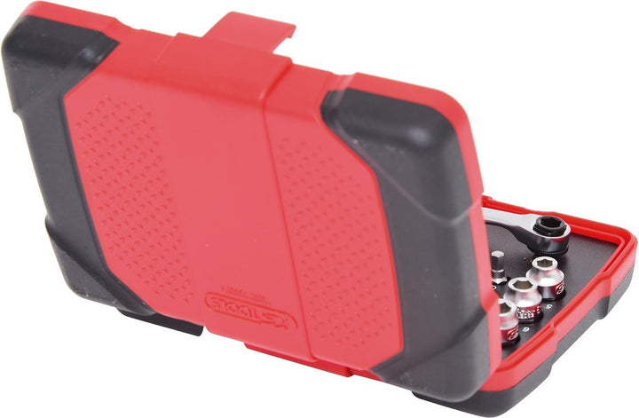 KS Tools 918.3050 1/4" + 11 mm Durchgangs-Steckschlüssel- und Bit-Satz, 31-tlg
