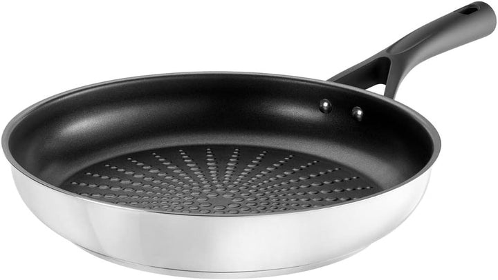 Pyrex Expert Touch Pfanne aus Edelstahl, 26 cm, antihaftbeschichtet, sehr widerstandsfähig, 26 cm