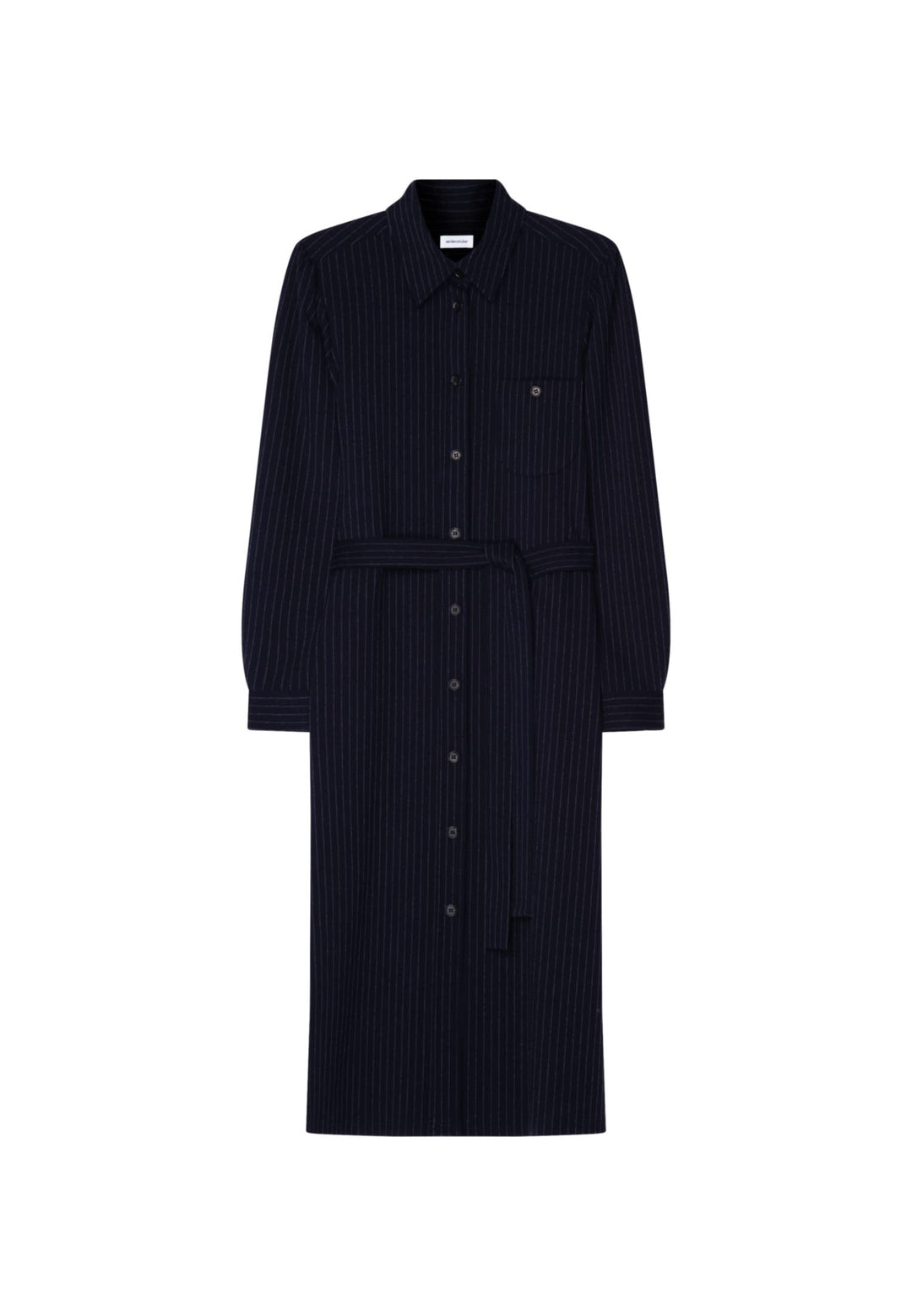 Seidensticker Damen Kleid - Fashion - Regular Fit - tailliert - Langarm 42 Dunkelblau, 42 Dunkelblau