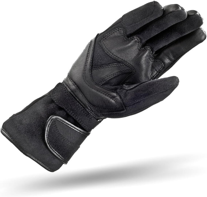 Shima UNICA WP Frauen Damen Motorradhandschuhe Leder Touring Membran Wasserdicht ( XS-L, Schwarz), L