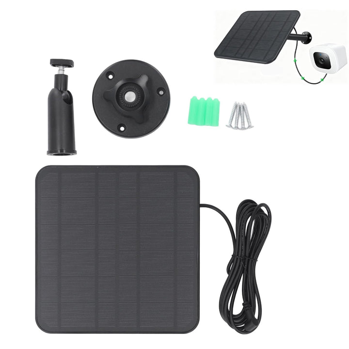 lvifloae Kamera Solarpanel kompatibel mit Ring Spotlight, 6W, Schnellladung, IP65, wasserdicht, vers