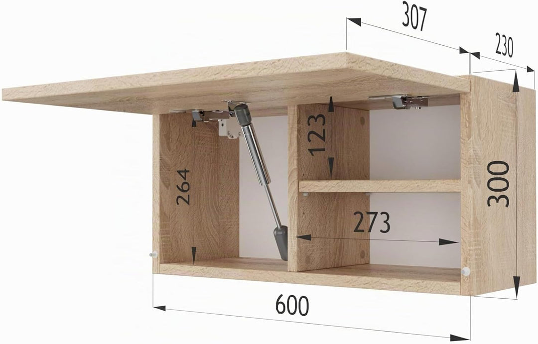 PLATAN ROOM Badschrank 80/120 / 160/200 / 240 breit Badmöbel Badezimmer Klapphängeschrank Schrank Ho