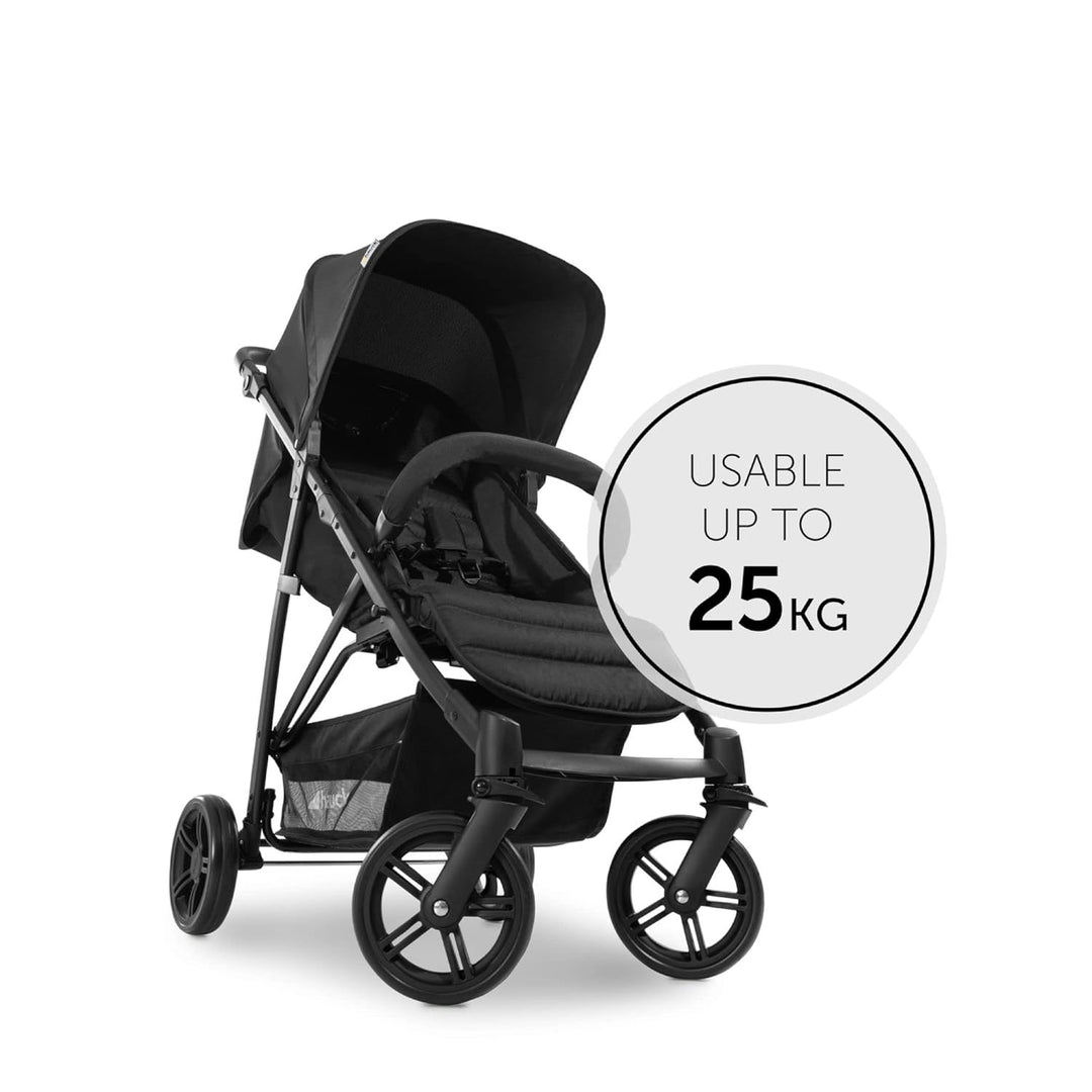 Hauck Buggy Rapid 4 / Belastbar bis 25 kg/Schnell Faltbar/Kompakt/Höhenverstellbar/Liegeposition ab