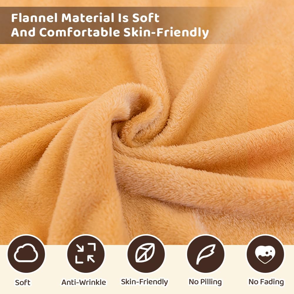 2-in-1 Capybara Decke und Kissen, 2-in-1 Kissendecke Plüsch Fleecedecke Warm Reisedecke, Tragbare Fl