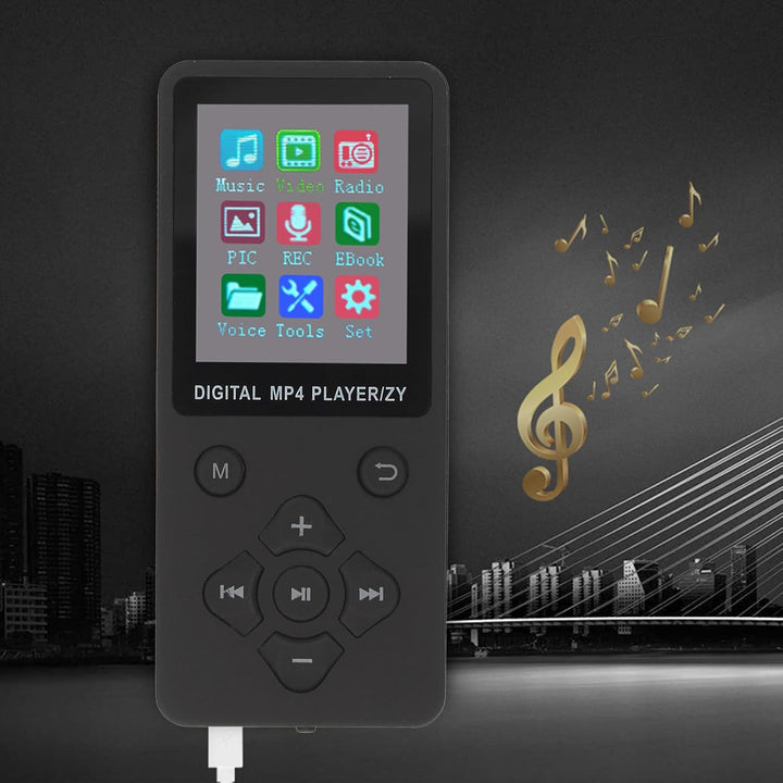 Elprico Musik-Player, MP3- & MP4-Player mit Bluetooth 5.0, 1.8 Zoll Farbbildschirm, HiFi-Sound, 128