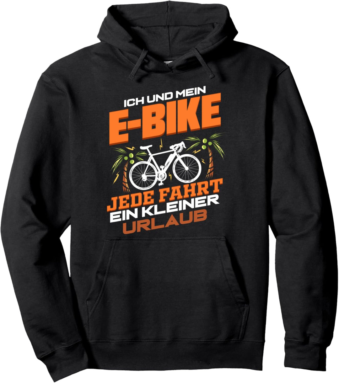 Ich und Mein E Bike Urlaub Rente Elektrofahrrad Pedelec Pullover Hoodie