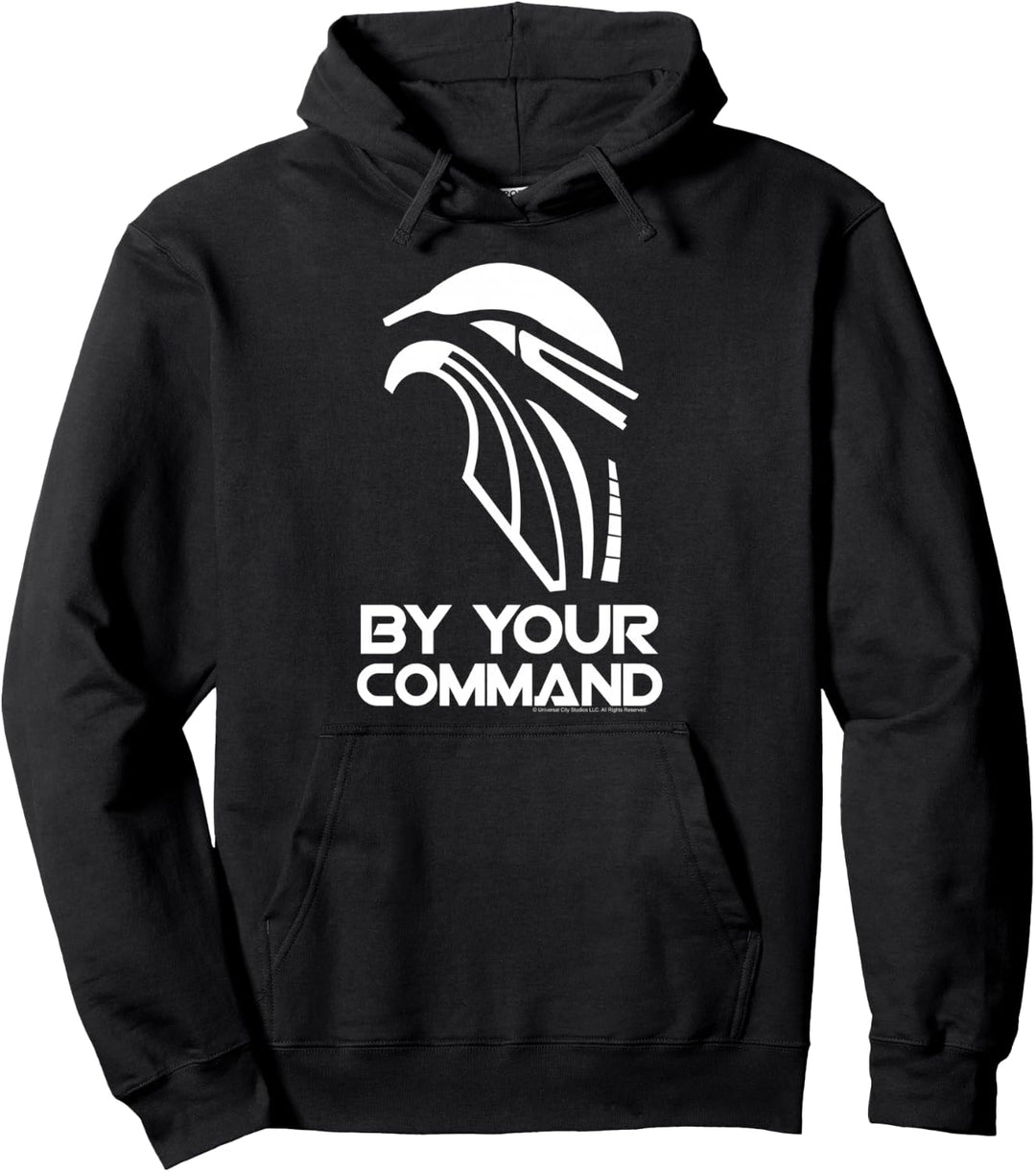 Battlestar Galactica Cylon By Your Command Stamp Pullover Hoodie