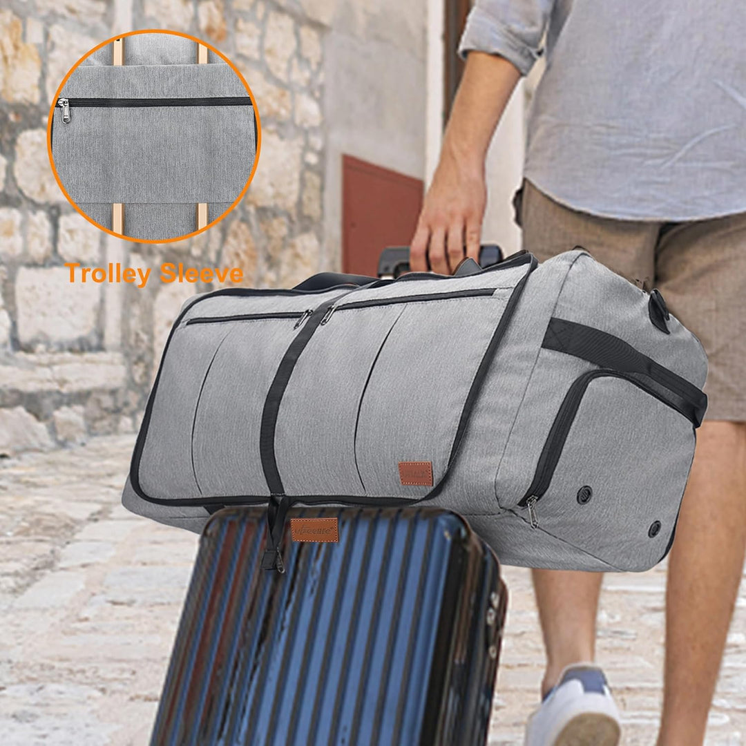 Upeelife Reisetasche, Reisetasche Gross Faltbar, Leichte Sporttasche Weekender Wasserdicht Reisetasc