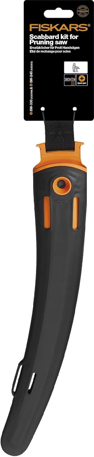 Original Fiskars Ersatzköcher Profi Handsägen SW-330 und SW-240, Schwarz/Orange, 1020201
